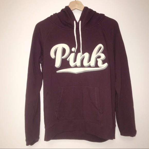 PINK Victoria's Secret Sweaters - Maroon Victoria’s secret pink pullover sweater